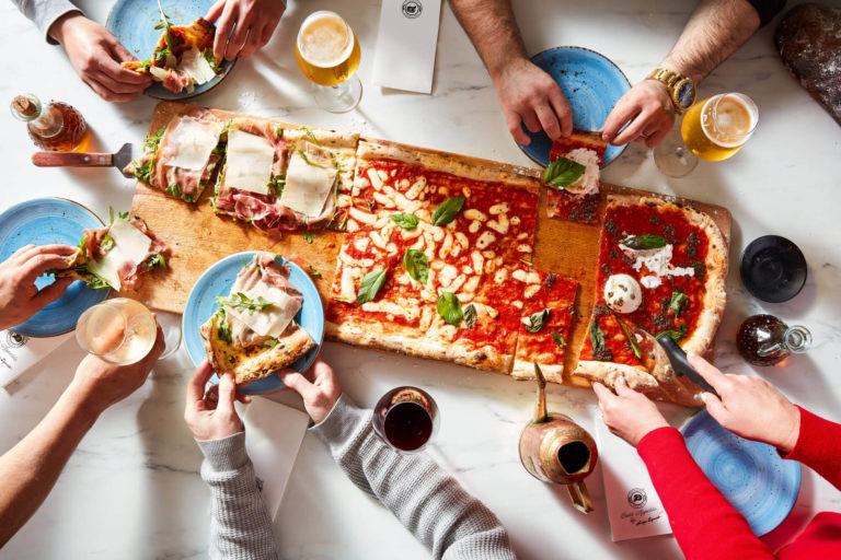 Meter Long Margherita Pizza Via Napoli