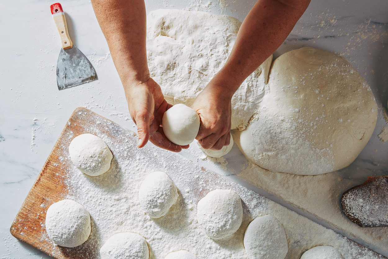 Pizza Dough Balls Via Napoli