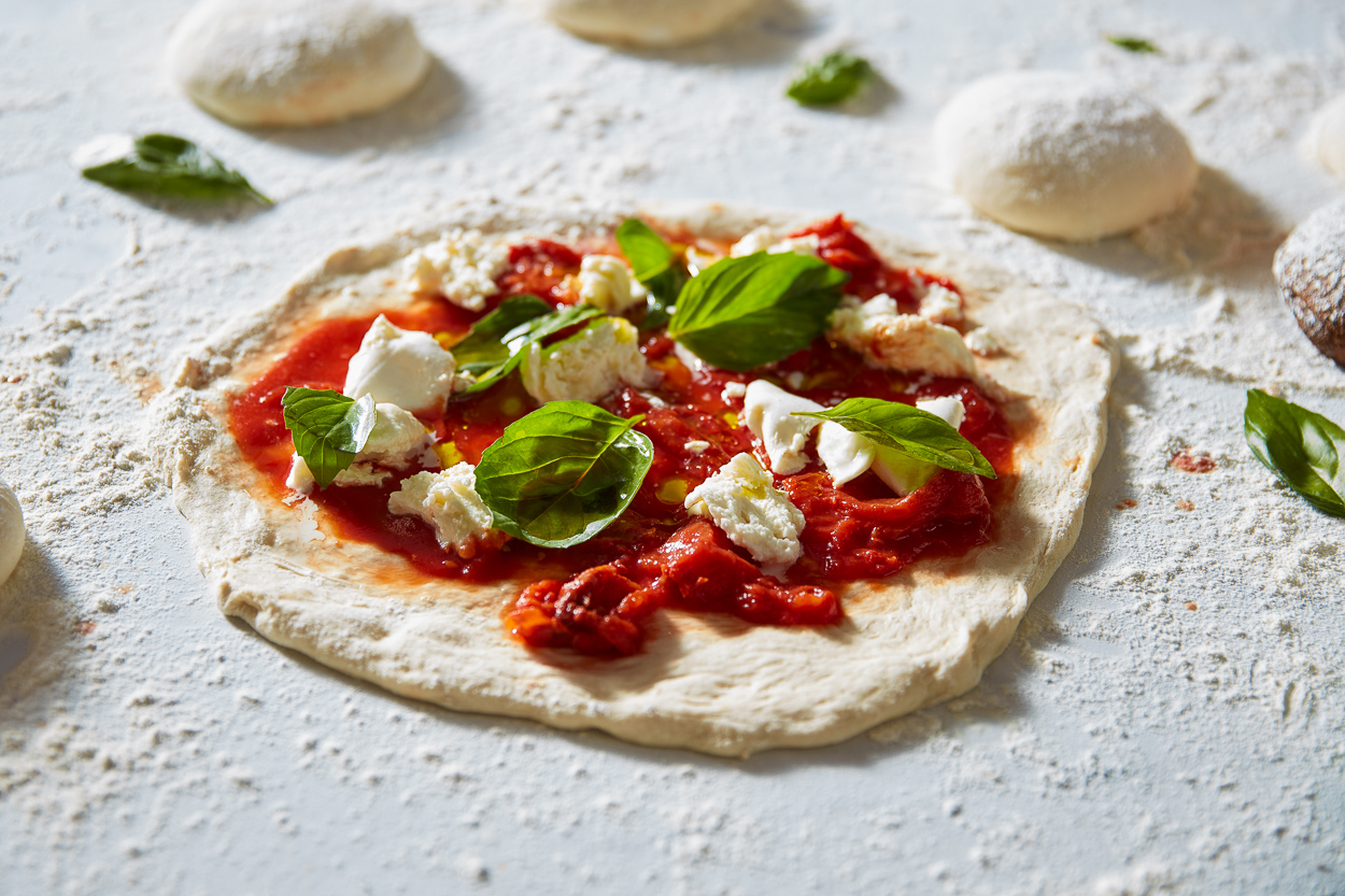 Via Napoli Pizza Dough With Spreads